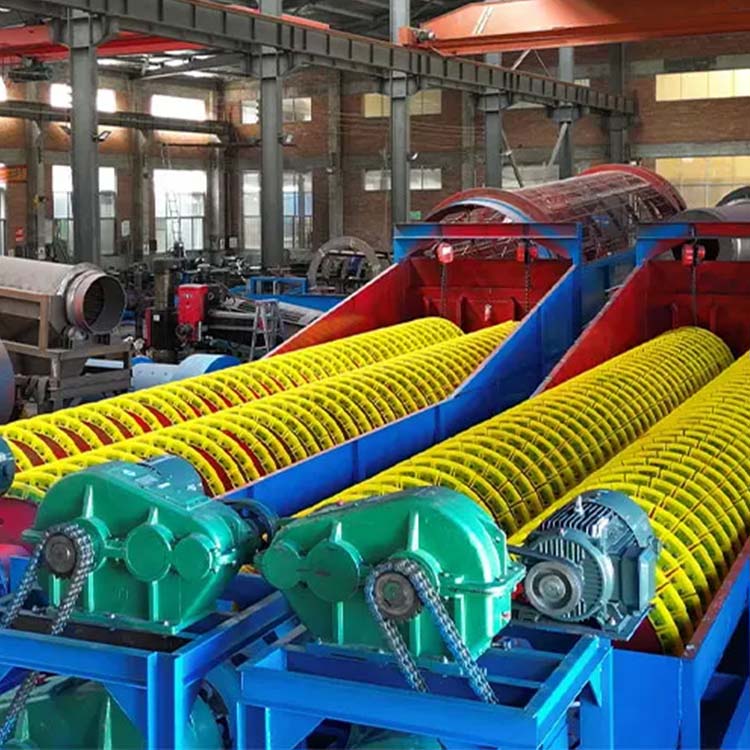 Spiral sand washing machine