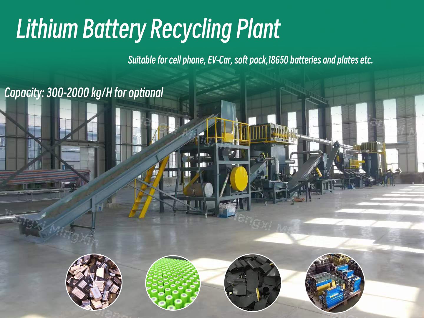 Waste Lithium Battery Recycling Plant